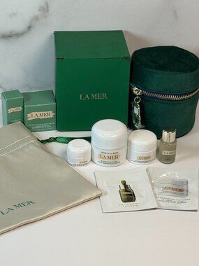 La Mer Luxury Skincare Travel Mini Gift Set Crème de la Mer Bundle cream tonic